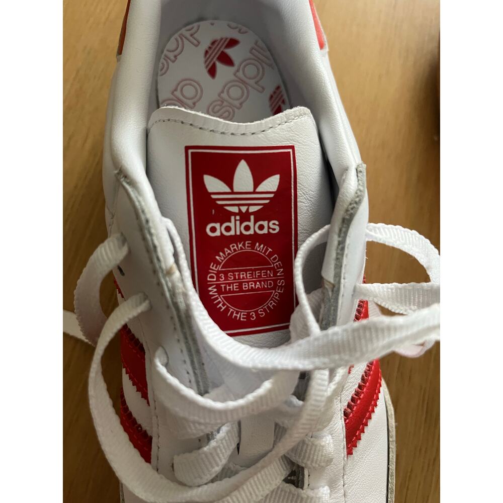 adidas | NWOT Men's Size 11 Samba OG White Solar Red Shoes - Picture 8 of 9